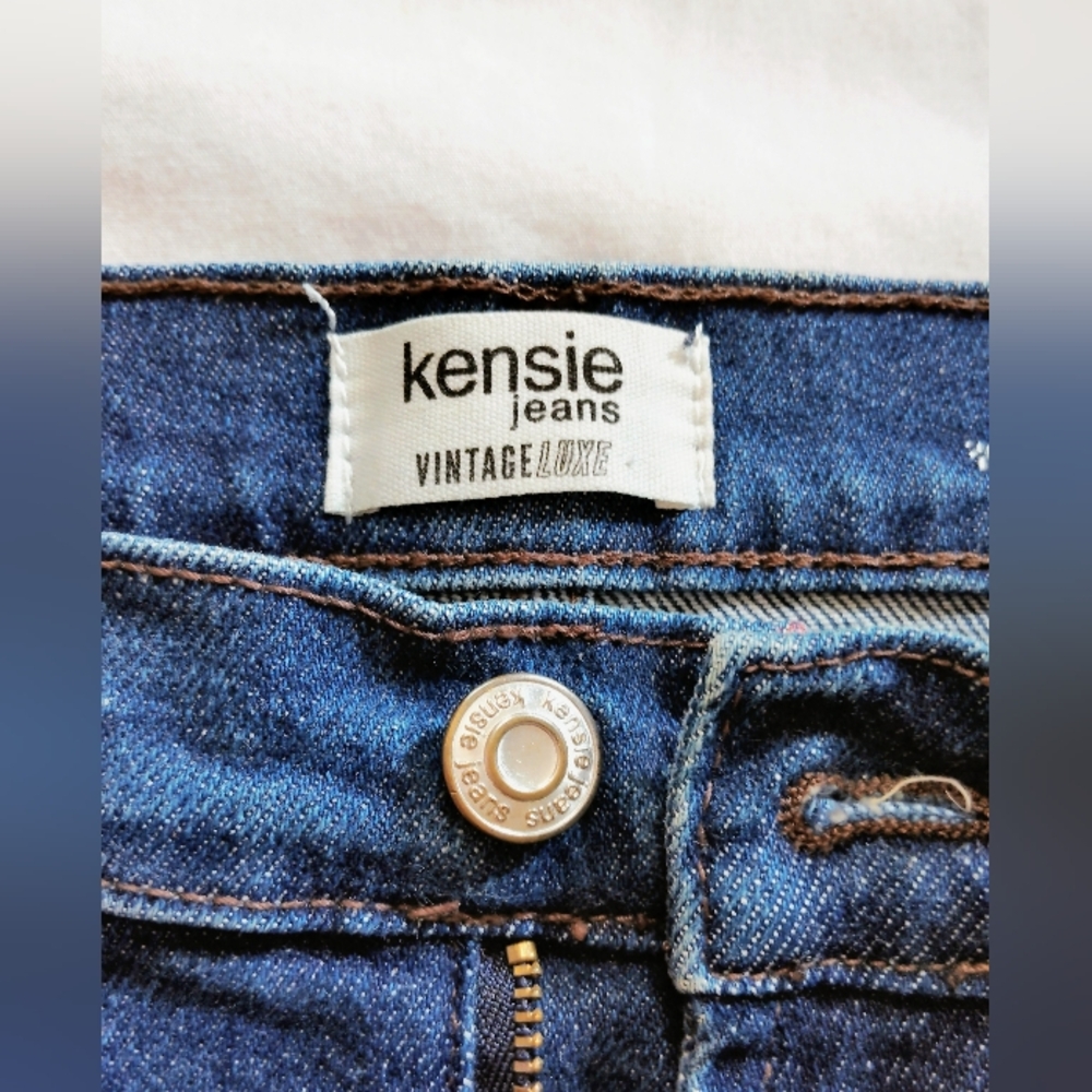 Kensie Dark Blue Ankle Jeans - Picture 5 of 6